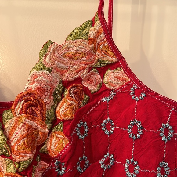 Johnny Was Boho Floral Tank Top - Picture 2 of 4